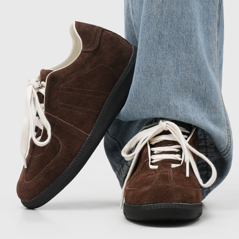 Muške tenisice W018-J, proljeće 2026, nevidljivo povećanje visine od 5 cm, japanske retro casual tenisice