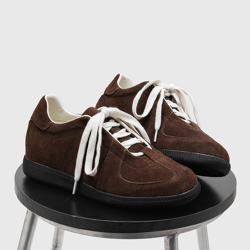 Muške tenisice W018-J, proljeće 2026, nevidljivo povećanje visine od 5 cm, japanske retro casual tenisice