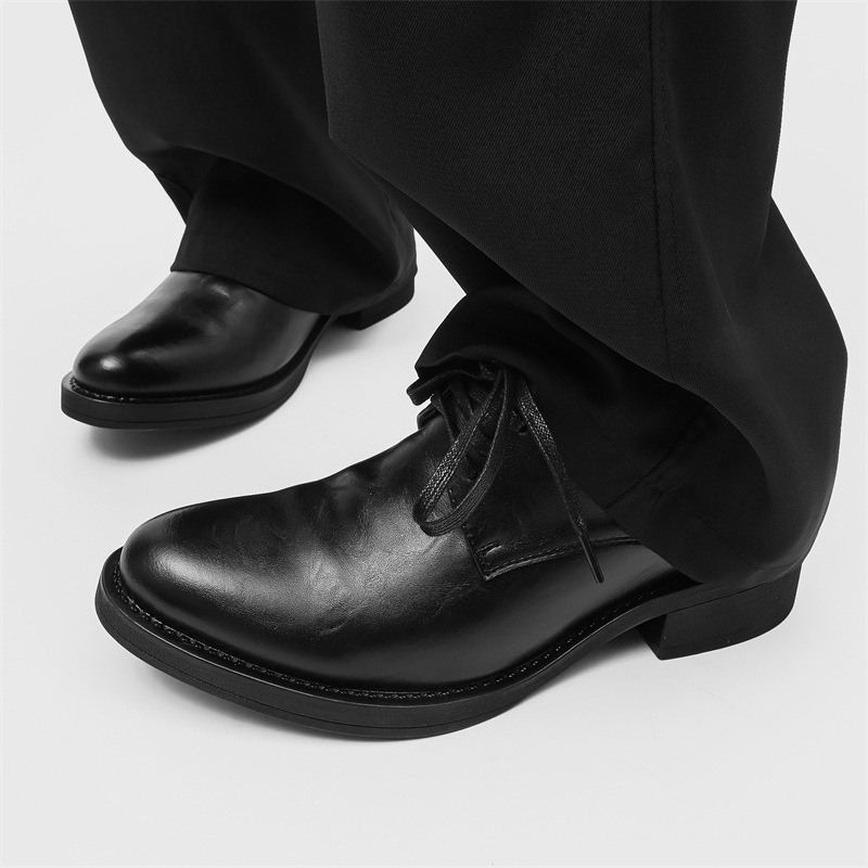 2025 muške cipele s podizanjem visine, britski stil, debela potplata, klasičan oštar vrh, poslovne ljetne cipele G013-J