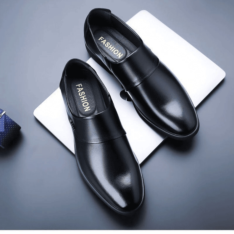 Woodpecker muške slip-on kožne cipele – ljetne poslovno casual mokasine