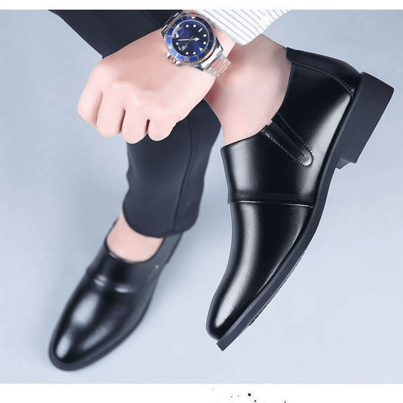 Woodpecker muške slip-on kožne cipele – ljetne poslovno casual mokasine