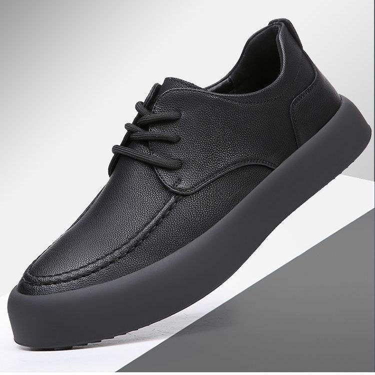 Muške kožne loaferice za proljeće-ljeto 2026, prozračne, s debelim potplatom, casual/business stil, britanski radni stil.
