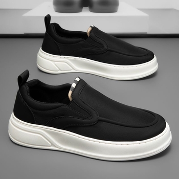 Duroc muške slip-on tenisice od platna, prozračene i lagane, s debelim potplatom