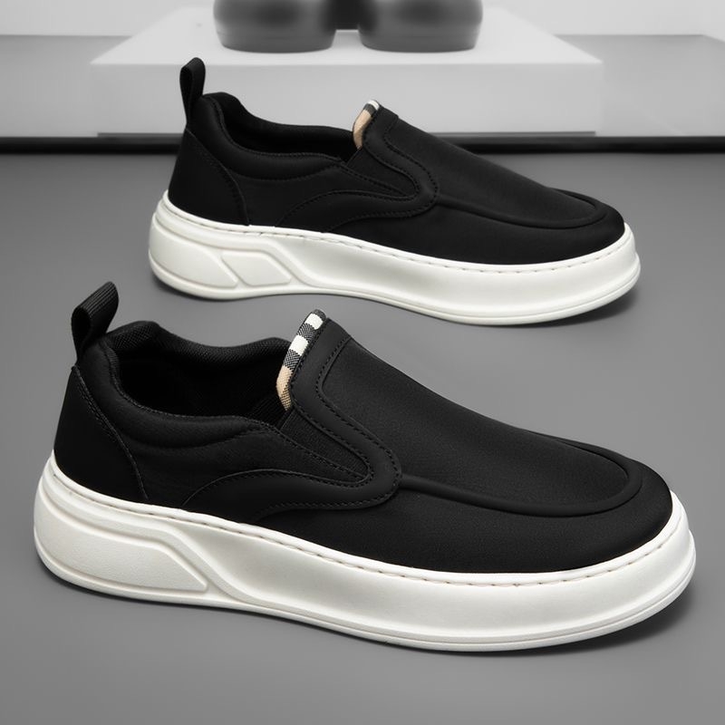 Duroc muške slip-on tenisice od platna, prozračene i lagane, s debelim potplatom