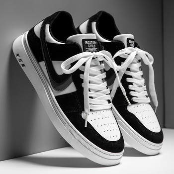 Férfiaknak szánt casual sneaker, koreai stílusú, egyedi és sokoldalú, 2026 tavaszi újdonság, alacsony profilú sportcipő