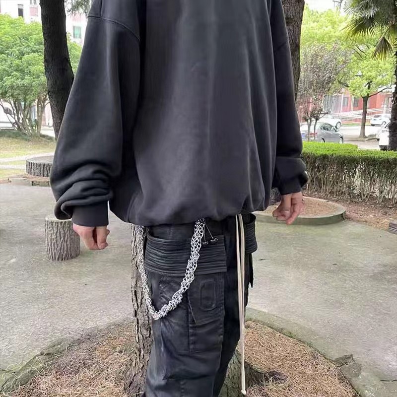 Metalni kaiš za struk s motivom trešnje, stil Vibe, dvostruka kopča