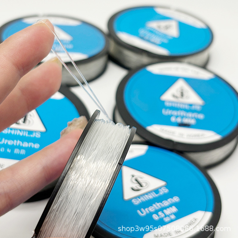 0.3–1.0 mm korejski kristalni elastični konac, mala rola, proziran, za DIY narukvice i ogrlice
