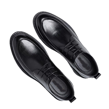 Muške cipele od prave kože, korejskog stila, poslovne i ležerne, s mekanim potplatom, slip-on za vjenčanja