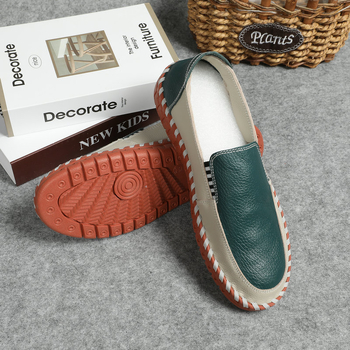 Muški loafersi od prave kože, za sve godišnje doba, mekan potplat, slip-on, ručno šivani gornji dio od teleće kože prvovrijedne kvalitete