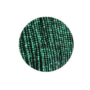 Prirodne malahitne perle 2–3 mm, poluzavršene za DIY narukvice i ogrlice