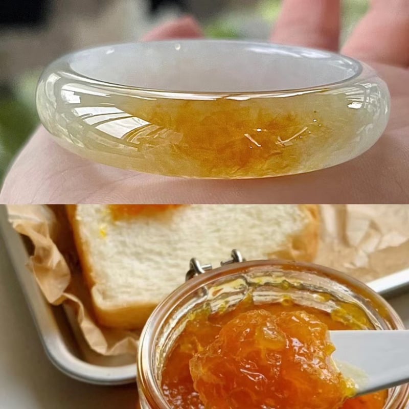 Φυσικό βραχιόλι από ζαϊδίτη, κίτρινο ζαϊδίτη, τύπος πάγου, λεπτός κυκλικός σχεδιασμός, 12 mm