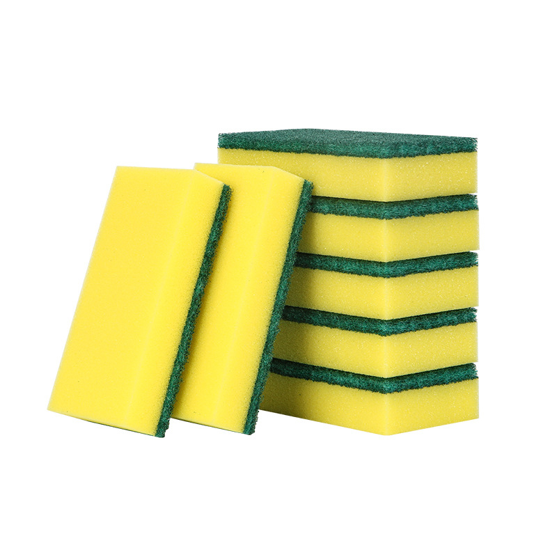 Set 8 dvojstranných hrubých absorpčných špongí na čistenie kuchyne a kúpeľne