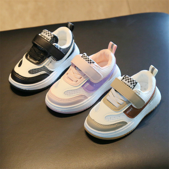 Dječje tenisice s prozračnom jednoslojnom mrežicom, Velcro zatvarač, niski vrh, unisex.
