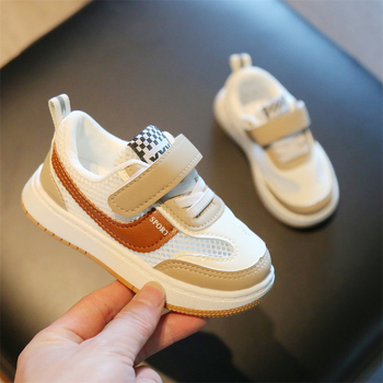 Dječje tenisice s prozračnom jednoslojnom mrežicom, Velcro zatvarač, niski vrh, unisex.