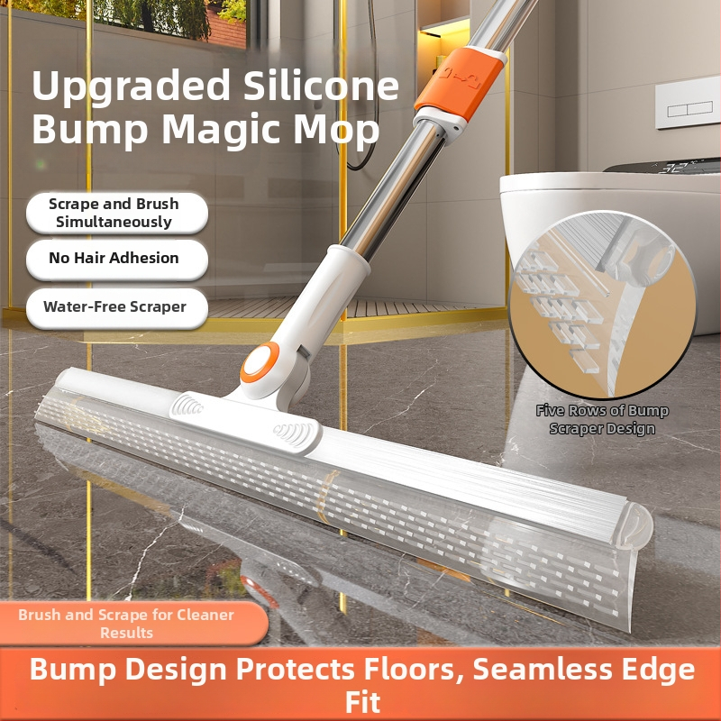 Štvrtá generácia domácej silikónovej metly na čistenie podláh v kúpeľni, nový model 2025
