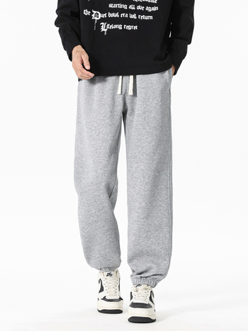 Muške jogger hlače za proljeće i jesen 2025, siva, sportsko-casual stil