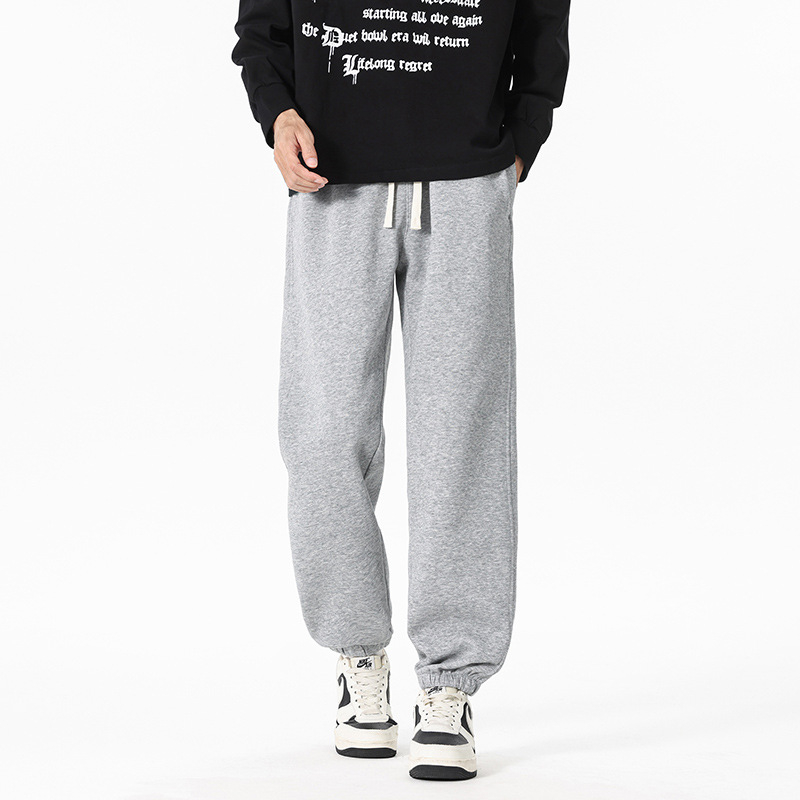 Muške jogger hlače za proljeće i jesen 2025, siva, sportsko-casual stil