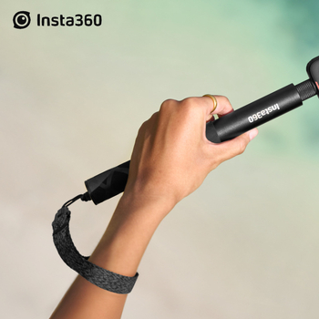 ShadowStone Insta360 селфи стика с въже против изпускане – стандартна версия / регулируема каишка за китка – оригинални аксесоари