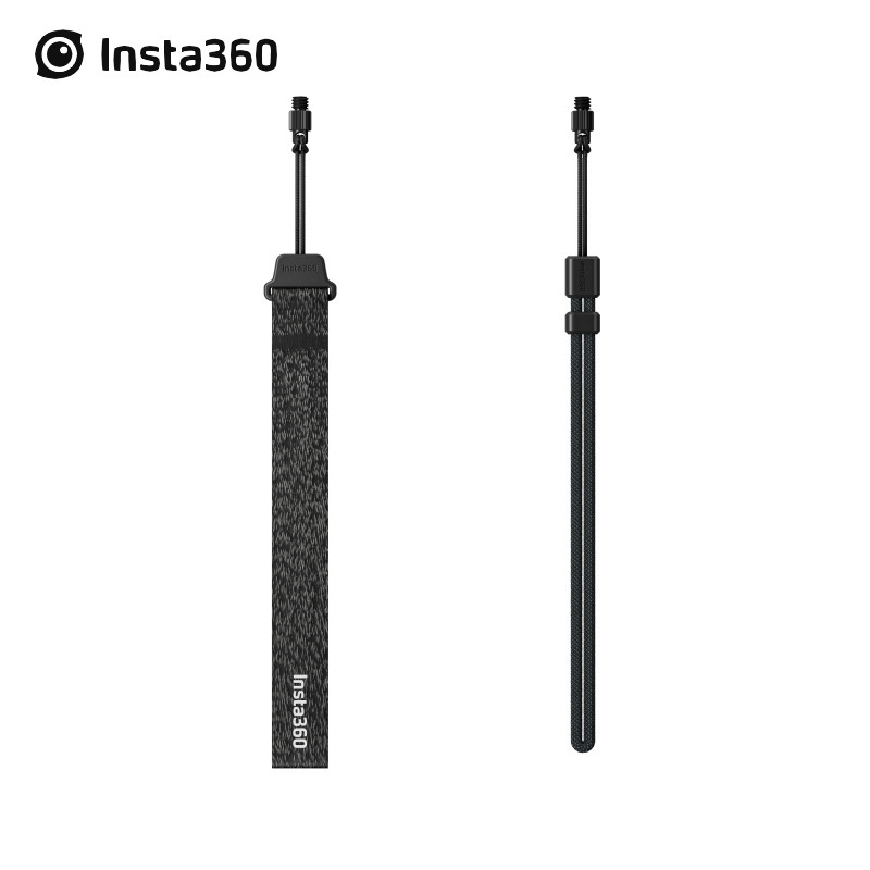 ShadowStone Insta360 селфи стика с въже против изпускане – стандартна версия / регулируема каишка за китка – оригинални аксесоари