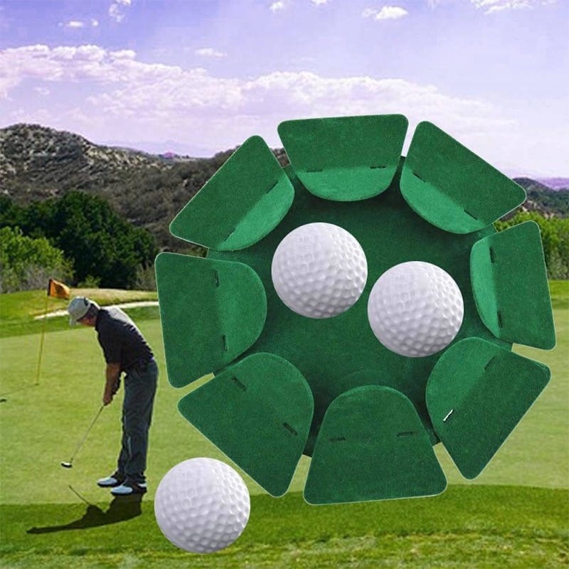 Metalna ploča za treniranje golf-putta s flokiranom površinom, unutarnja upotreba
