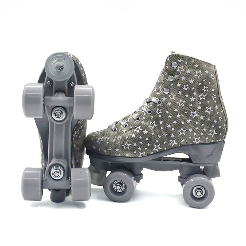Denim sive dvoredne rolkice, unisex, za vanjske sportove, s kočnicom