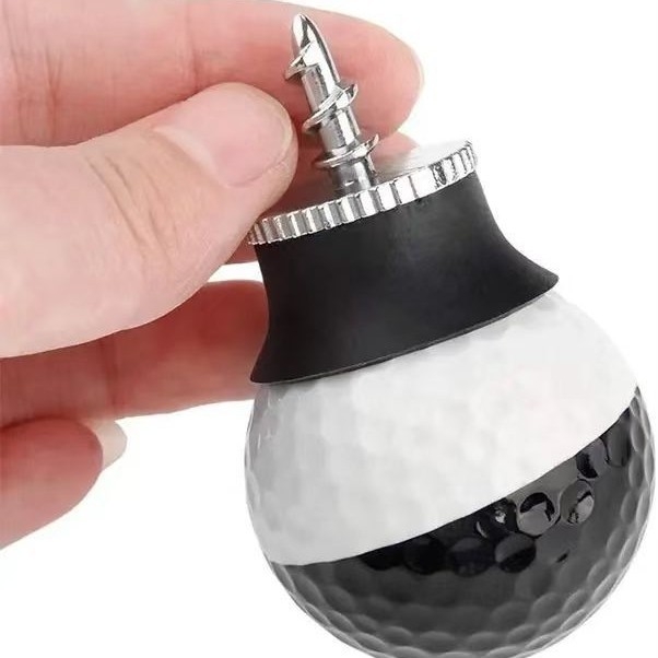 Golfski hvatač lopti od cinkovog legura s usisnom čašom – mini vježba