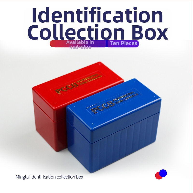 Mingtai PCCB identifikačná schránka na mince, 10 mincí – zbierka a úložný box