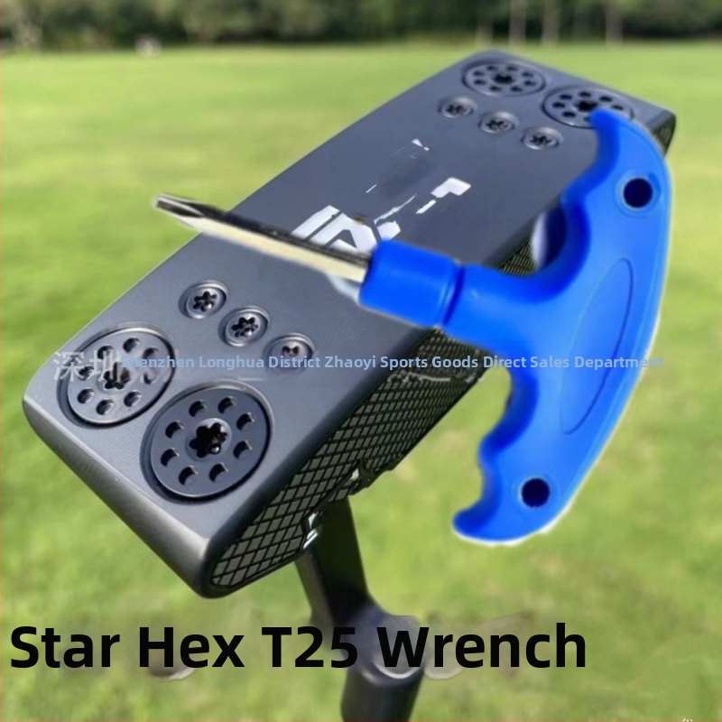 Skrutkovač na hlavu golfového puttera s Torx T20/T25