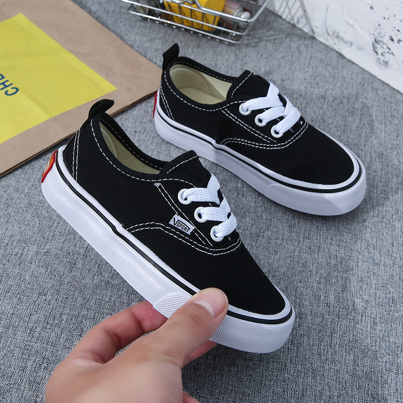 Dječje tenisice niskog profila od platna, korejskog stila, klasičan model, slip-on s elastikom, prozračne, protuklizne, za proljeće i jesen.