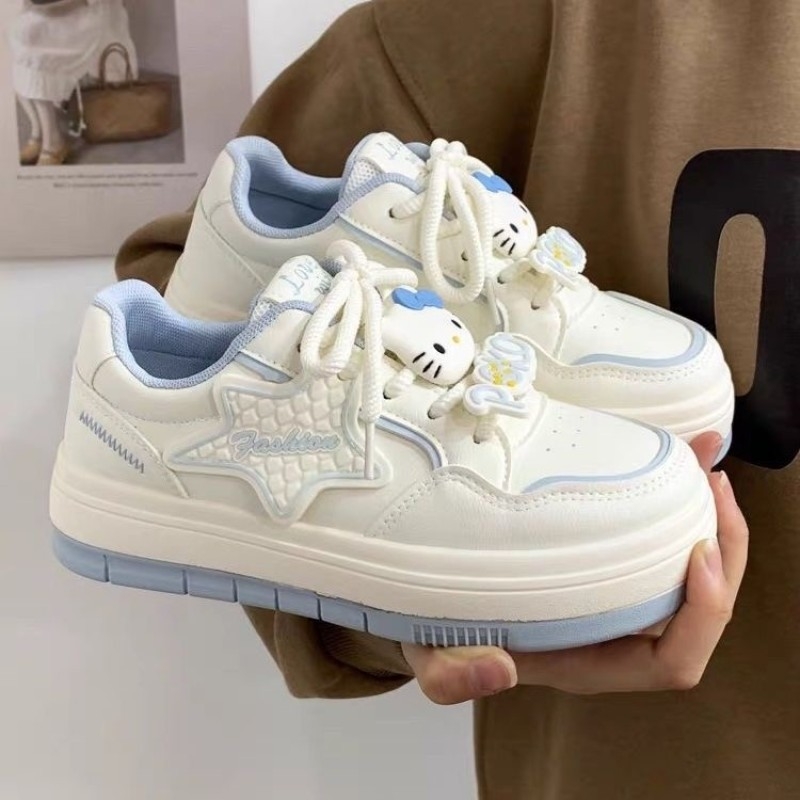 KT Cat dječje tenisice s niskim gornjim dijelom, vezanje, protuklizna debela potplat, sintetička koža, sportski stil, proljeće 2025