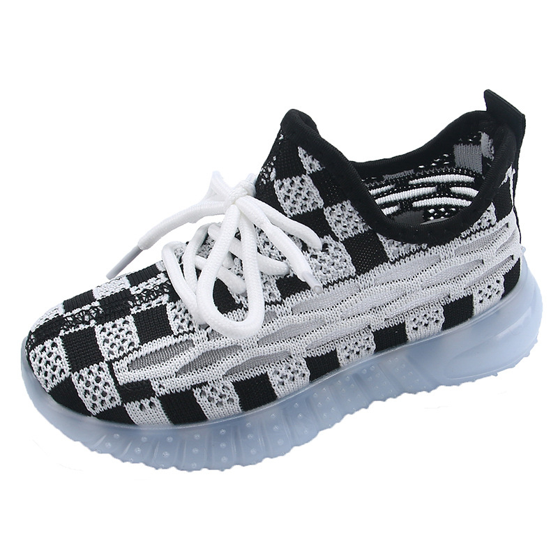 Dječje tenisice Coconut s prozračnim mrežastim gornjim dijelom, Fly-Knit detalji, unisex casual tenisice s mekanim gumijastim potplatom