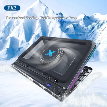 RGB chladič notebooku s vysokorýchlostným turbínovým ventilátorom pre hry
