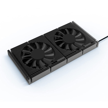 Aluminijska stražnja ploča za grafičku karticu s 70 mm PWM 4-pinskim ventilom i hladnjakom, tiho hlađenje GPU
