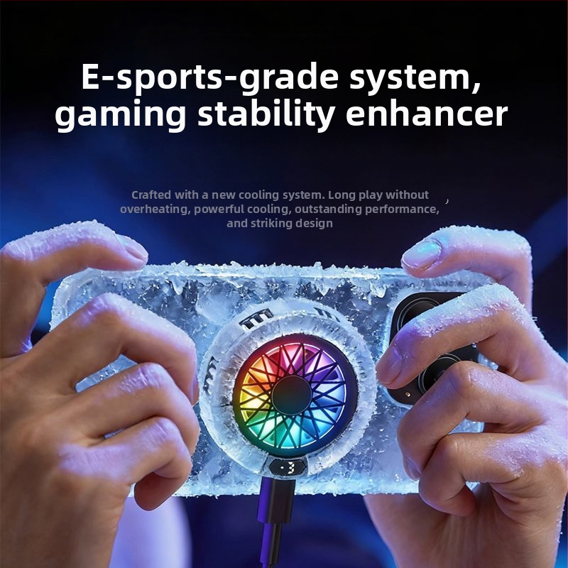 Νέος ψύκτης ηλεκτρονικών ημιαγωγών για gaming με RGB — πολύχρωμος ψύκτης για κινητό τηλέφωνο