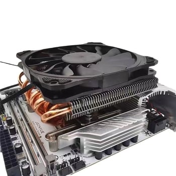 Meidu MD10C CPU hladnjak s 10 toplinskih cijevi, ultra-tanki zračni hladnjak, 125×120×50 mm, kompatibilan s 115x, 1700, 2011, AM4, AM5