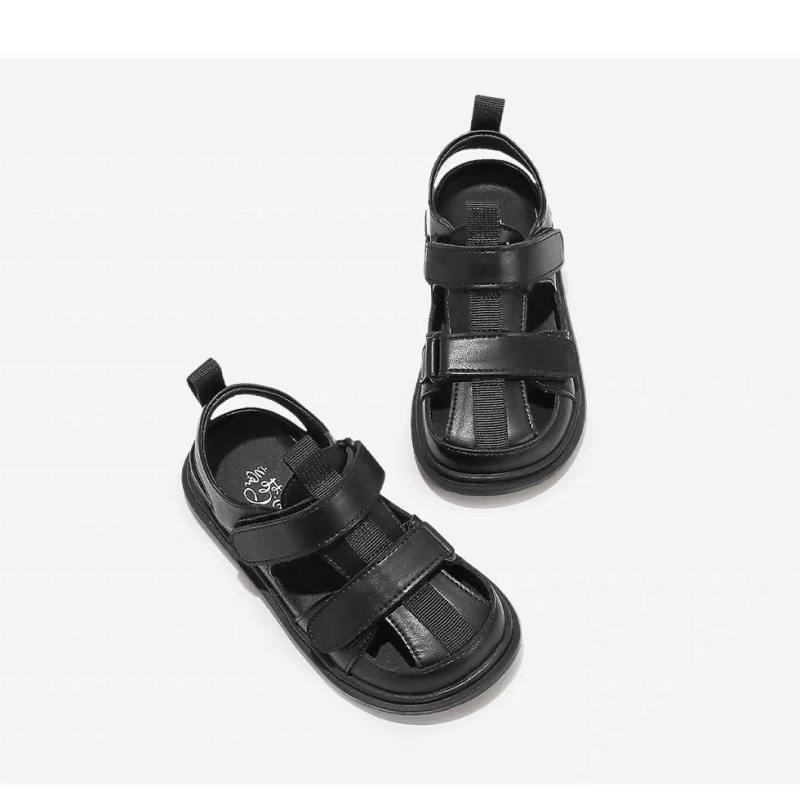 Dječje sandale s zatvorenim prstom, rimski stil, Velcro kopčanje, protuklizni potplat, ljetna obuća