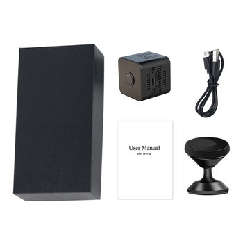 X1 компактна квадратна WiFi камера 1080p с нощно виждане за охрана — мини камера