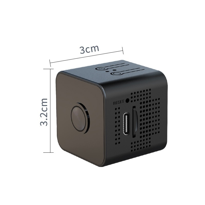 X1 компактна квадратна WiFi камера 1080p с нощно виждане за охрана — мини камера