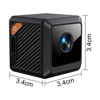 W02 1080p HD спортна камера без пробив, инфрачервена, Wi-Fi домашна камера