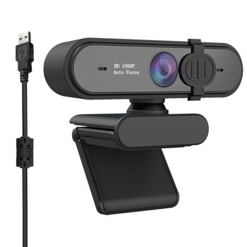 Haokai 1080P60 настолна камера за онлайн обучение с USB, автофокус и вграден микрофон