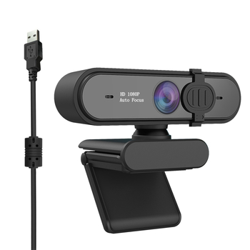 Haokai 1080P60 настолна камера за онлайн обучение с USB, автофокус и вграден микрофон
