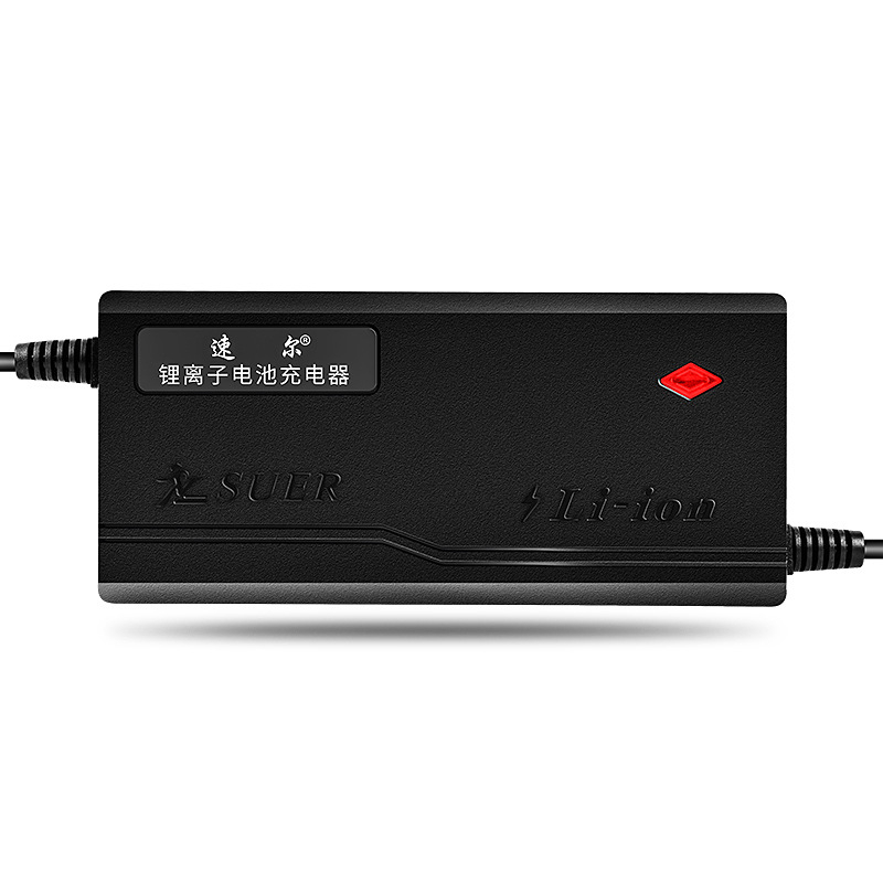 12V Li-ion akkumulátor töltő, intelligens töltő, DC kimenet 14.6V 5A