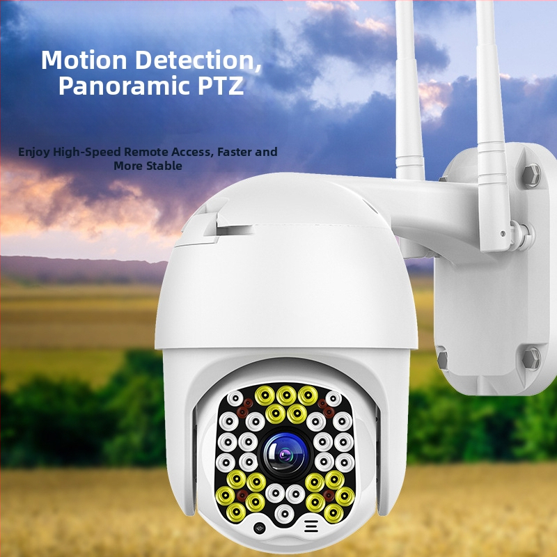 Vonkajšia domáca kamera s pokrytím 360°, diaľkové sledovanie cez smartfón, bezdrôtové 4G, HD nočné videnie