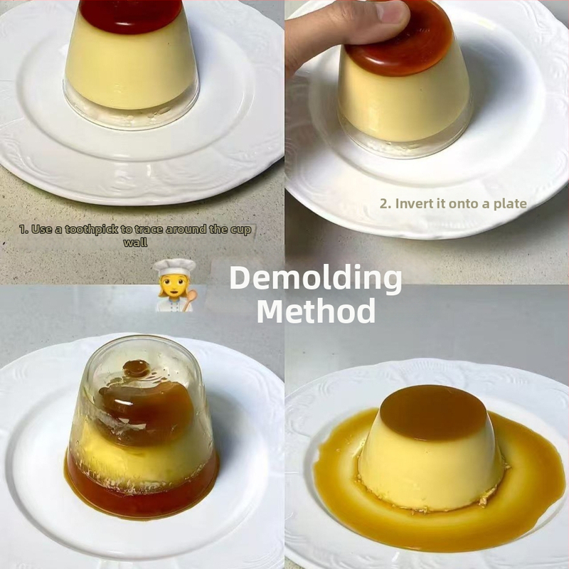 Sklenené poháre na puding odolné voči vysokým teplotám na pečenie, priehľadné poháriky pre parené vajíčka, jogurt a mousse dezerty, vhodné do rúry
