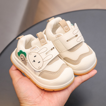 Jesenske tenisice za djecu 2025, mrežasti gornji dio, uzorak životinja, Velcro kopča, 0–2 godine, unisex, niski profil, vanjske tenisice