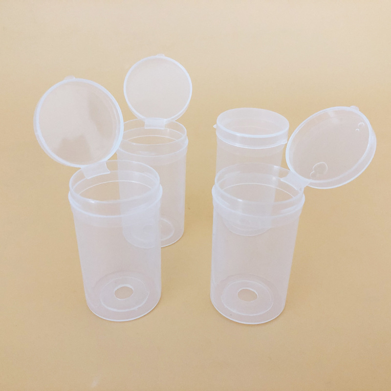 54x32 mm PP plastová fľaša so širokým hrdlom na nástrahy, box na háčiky a deliaca fľaša