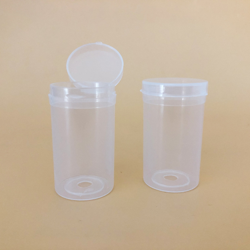 54x32 mm PP plastová fľaša so širokým hrdlom na nástrahy, box na háčiky a deliaca fľaša