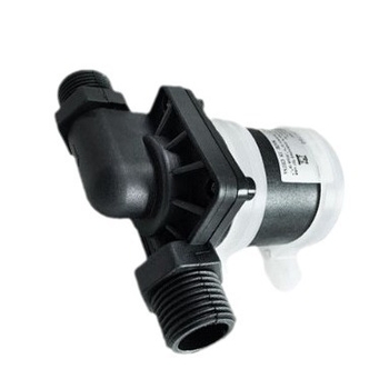 12V-24V безчеткова DC водна помпа, помпа за усилване и циркулация за отопление и охлаждане, висока температурна устойчивост, четирипортова