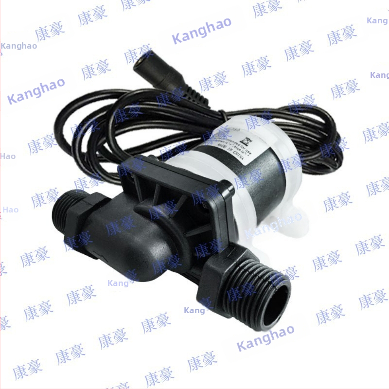 12V-24V bezkartáčová DC vodná pumpa, posilňovacia a cirkulačná pumpa pre vykurovanie a chladenie, vysoká teplotná odolnosť, štyri pripojenia