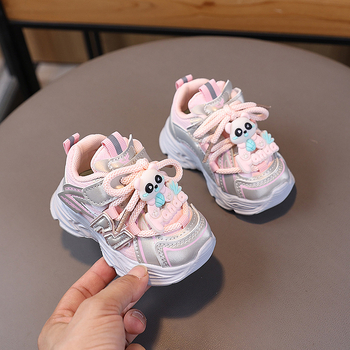 Gyerekeknek készült sportcipő dad shoes stílusban, őszi, könnyű csúszásmentes cipő, uniszex, óvodába